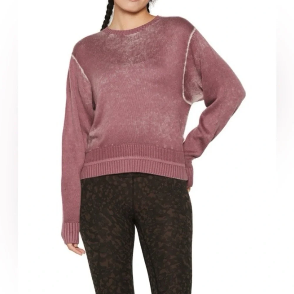 Lululemon Hazy Day Sweater Plumful / Pink Bliss